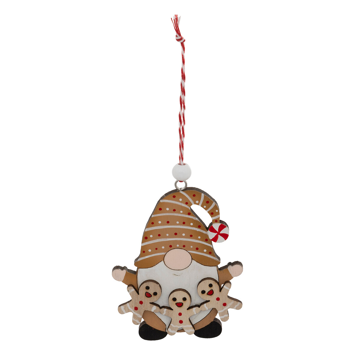 Conjunto de 3 pendurantes gnomo 10cm