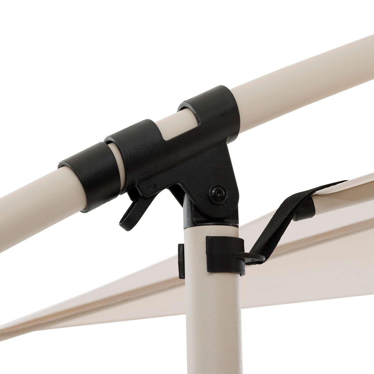 Guarda-sol MANOA descentrado argile bl&eacute; 2,5m