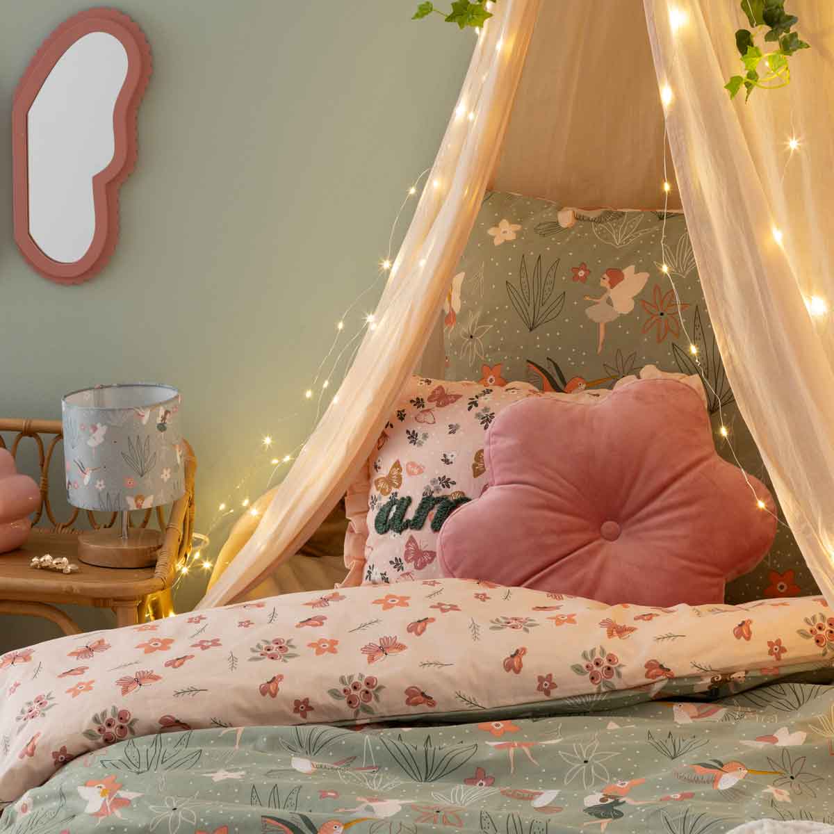 Almofada em forma de flor WILD FOREST 38cm,  Almofada em forma de flor WILD FOREST 38cm