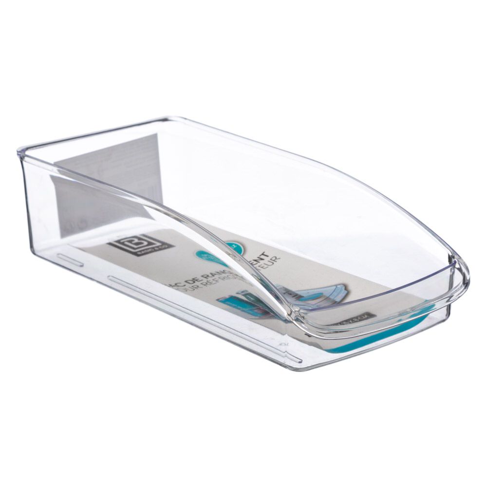 Caixa de arruma&ccedil;&atilde;o transparente 15x32cm