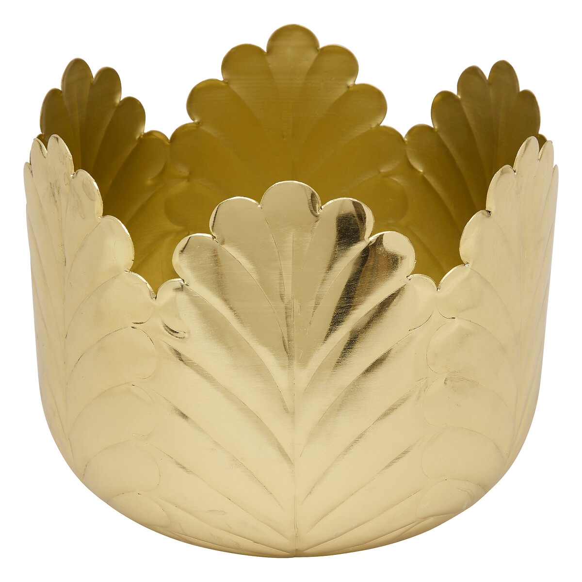 Vaso tamanho 2/2 BELLI dourada 18cm