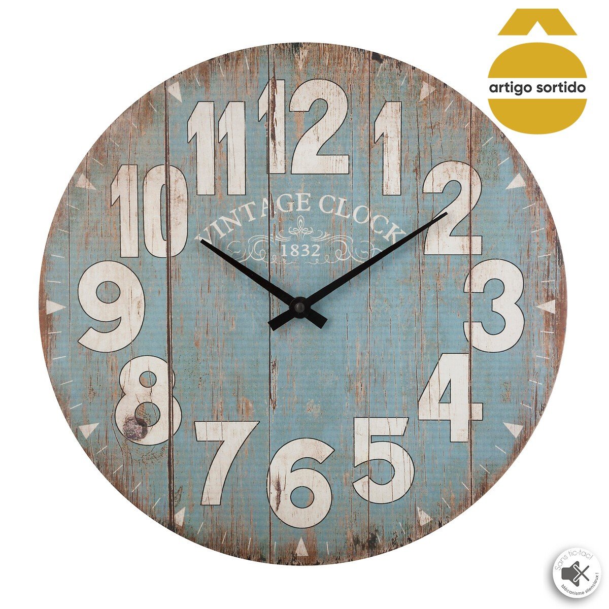 Relógio decorativo de parede 38cm