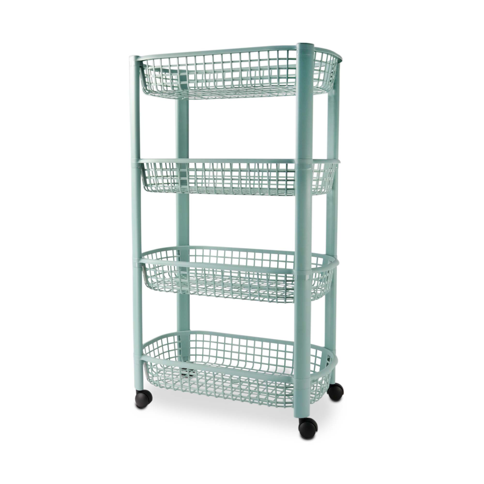 Carrinho de cozinha com 4 cestos