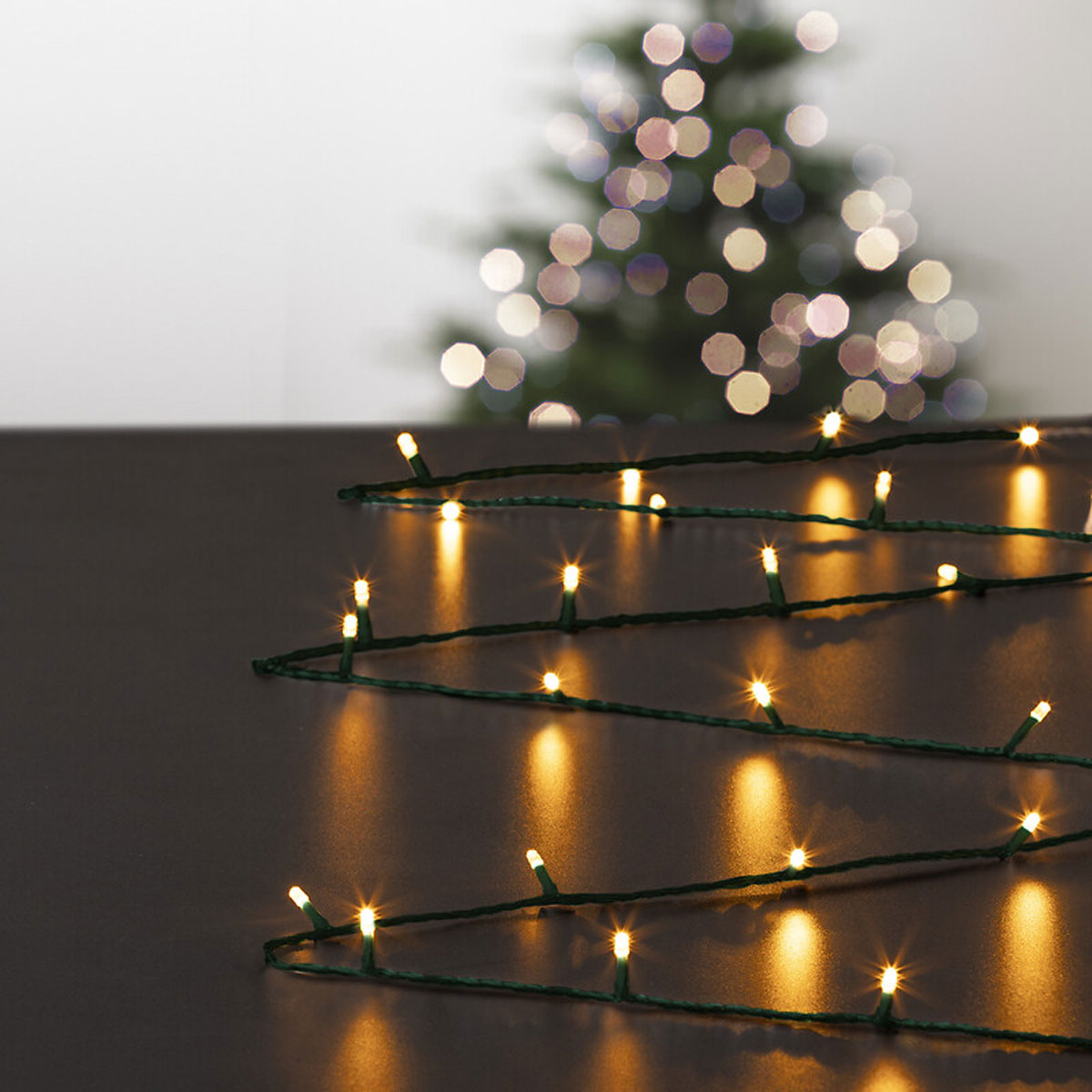 Série de natal branco quente 100LED 10M