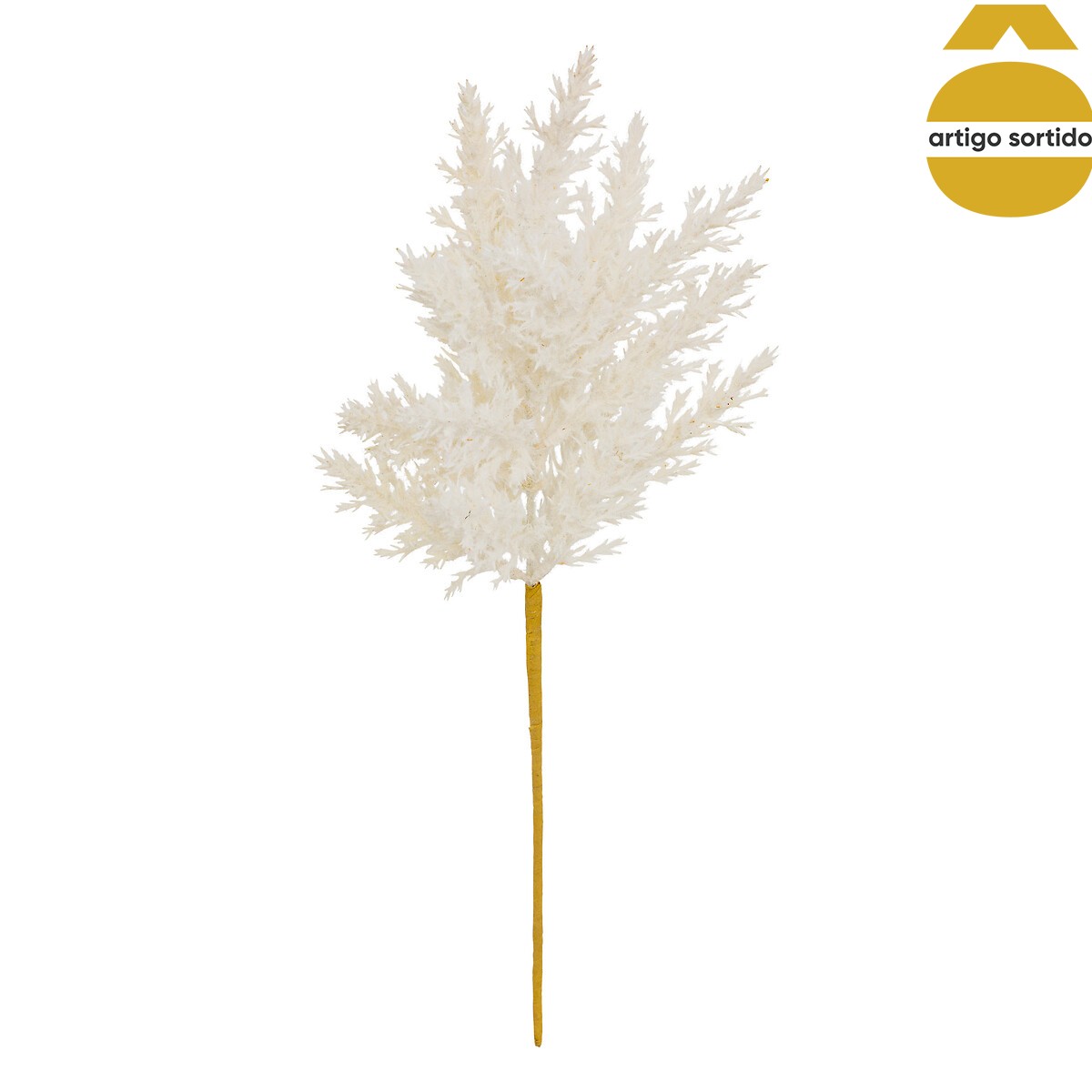 Haste artificial flor de gelo james 36cm,  Haste artificial flor de gelo james 36cm