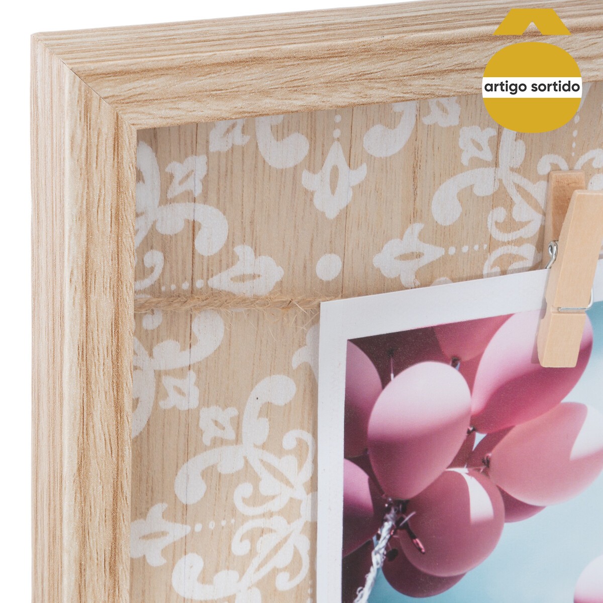 Porta fotos decorado 48x48cm