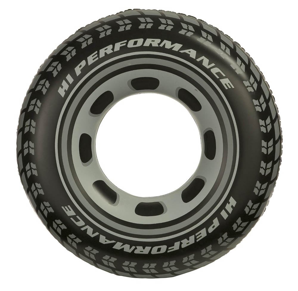 Boia pneu gigante insufl&aacute;vel Intex