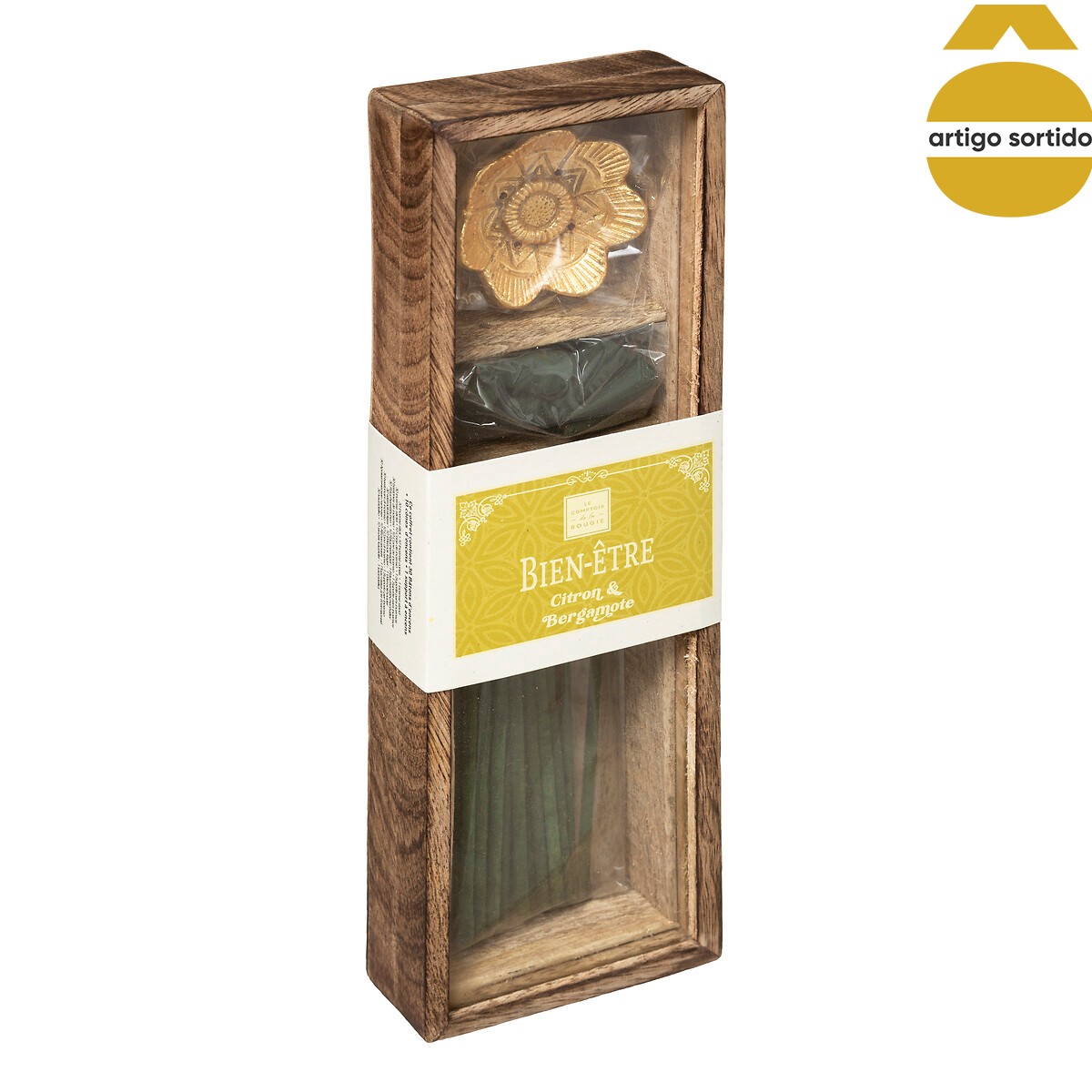 Conjunto de incenso e cones doly