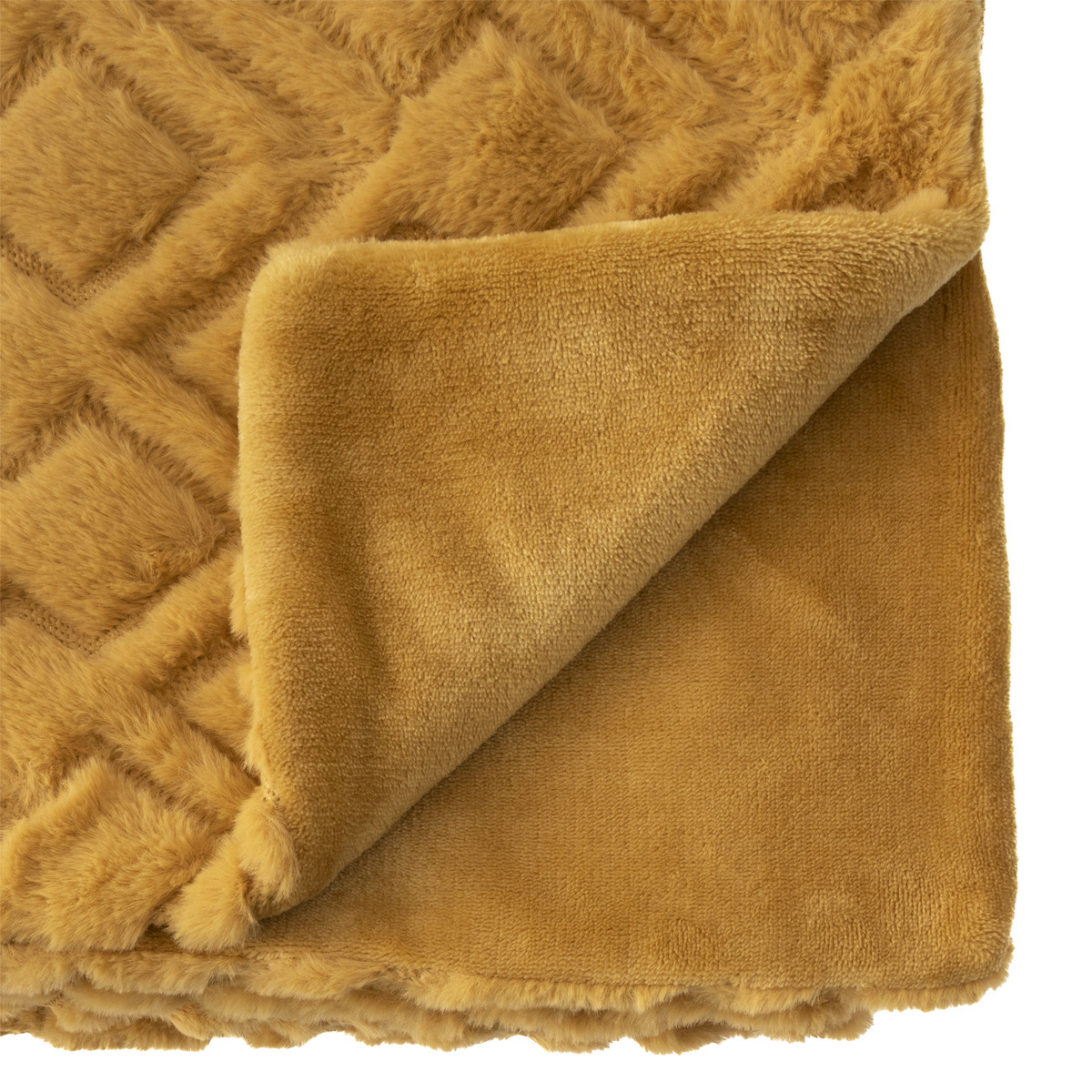 Manta MARA ocre 180x230cm