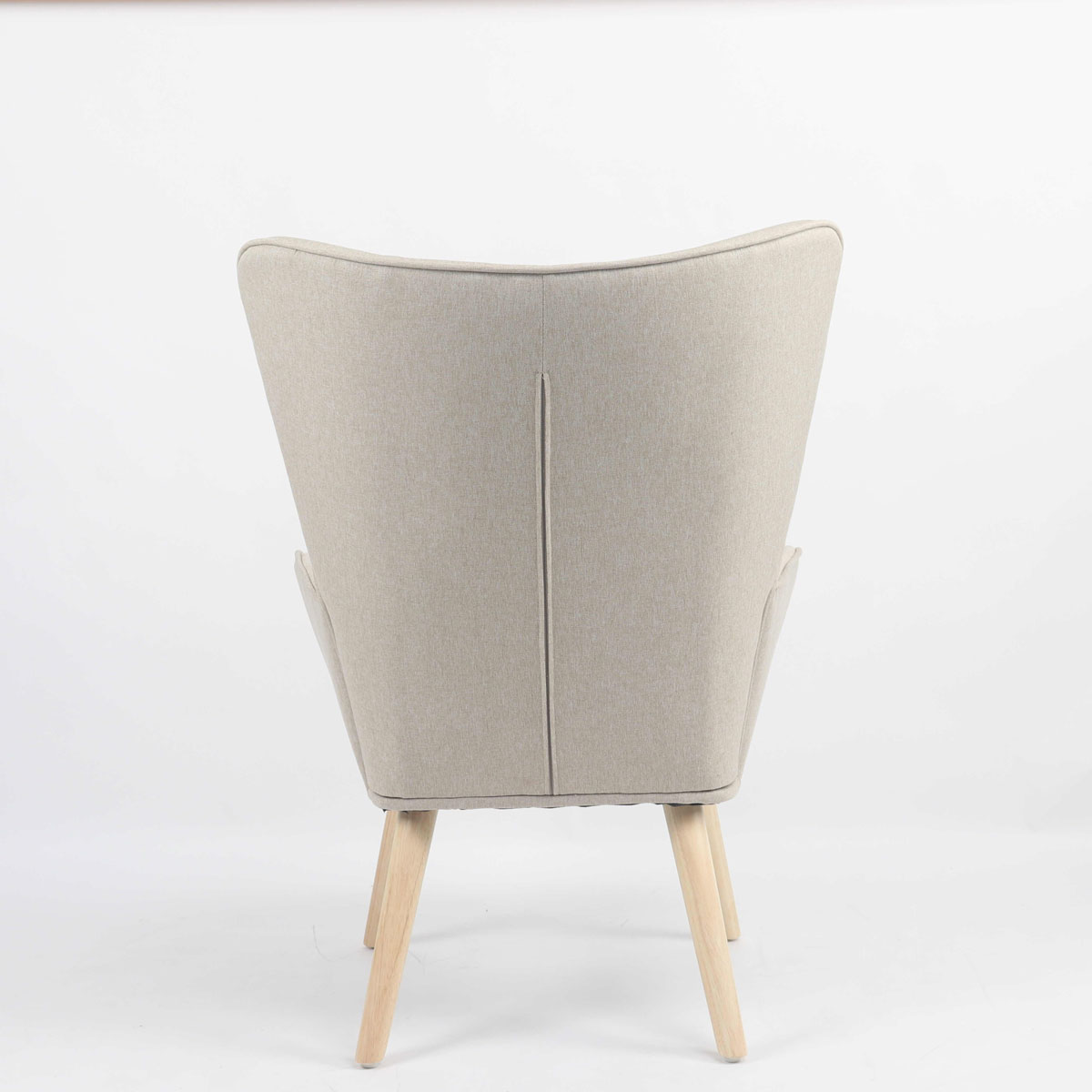 Poltrona TIFFANY bege em tecido