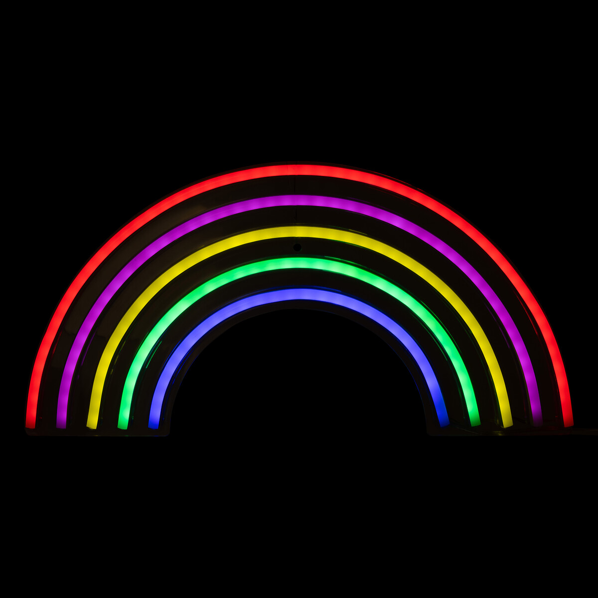 Decora&ccedil;&atilde;o de mural led Neon arco-iris