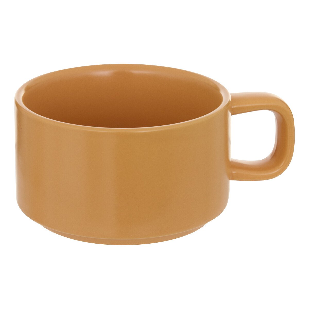 Bule com ch&aacute;vena em ceramica