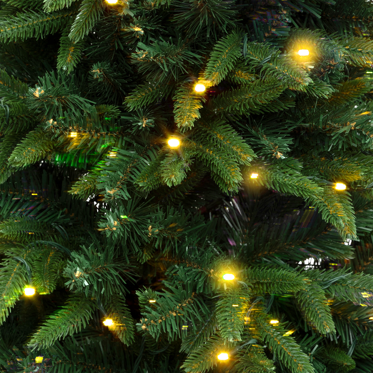 &Aacute;rvore de natal GREEN CREEK verde com 600 leds 240cm