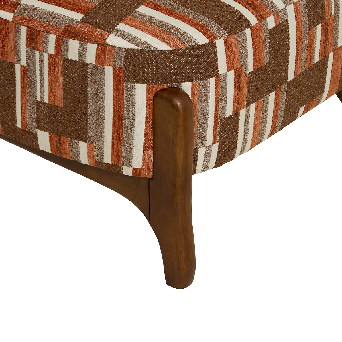 Poltrona CALIX terracota em tecido 69x63x72cm