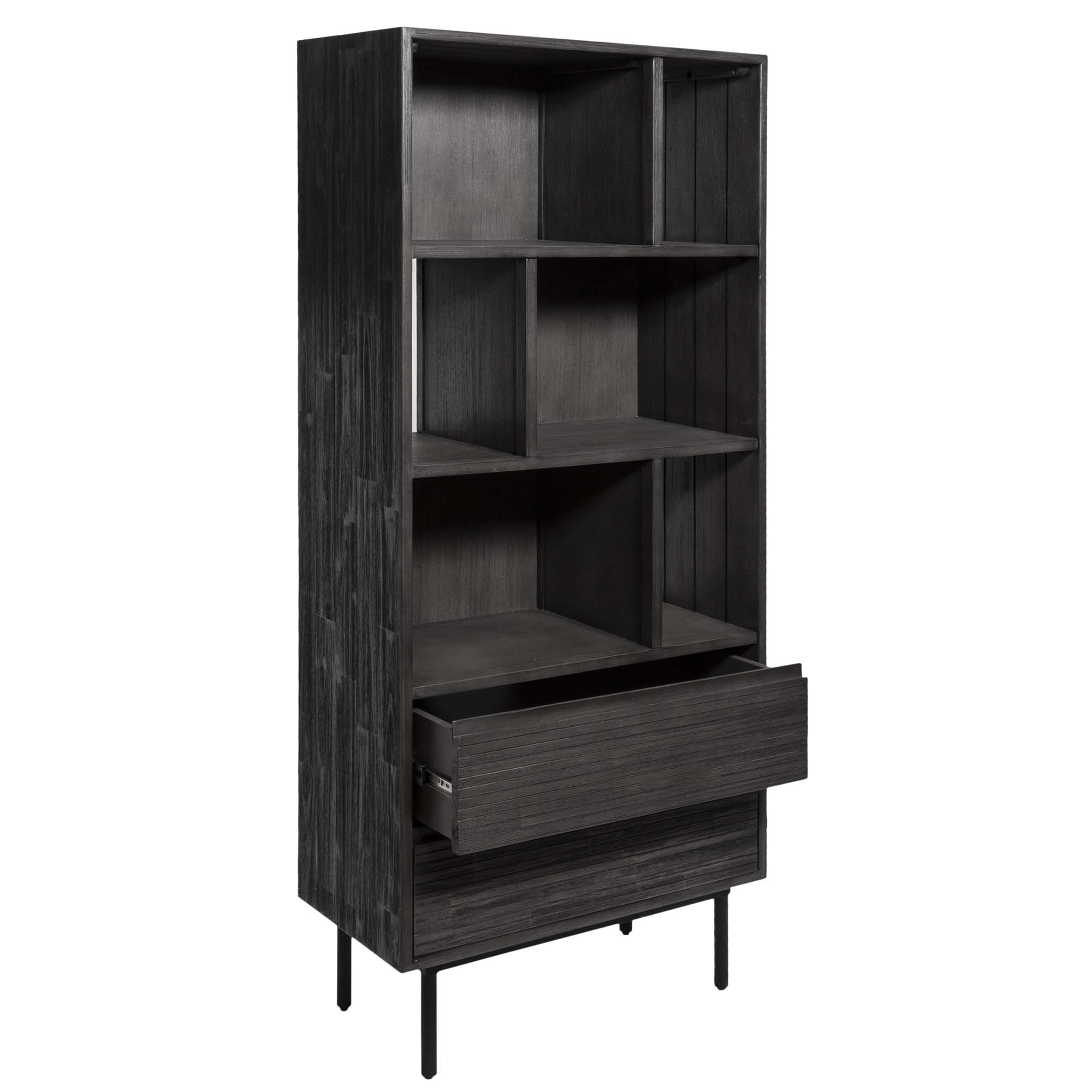 Biblioteca Cinza Escuro Cioco Ac&aacute;cia