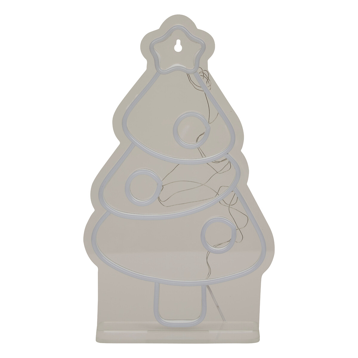 &Aacute;rvore natal neon decorativa 40cm