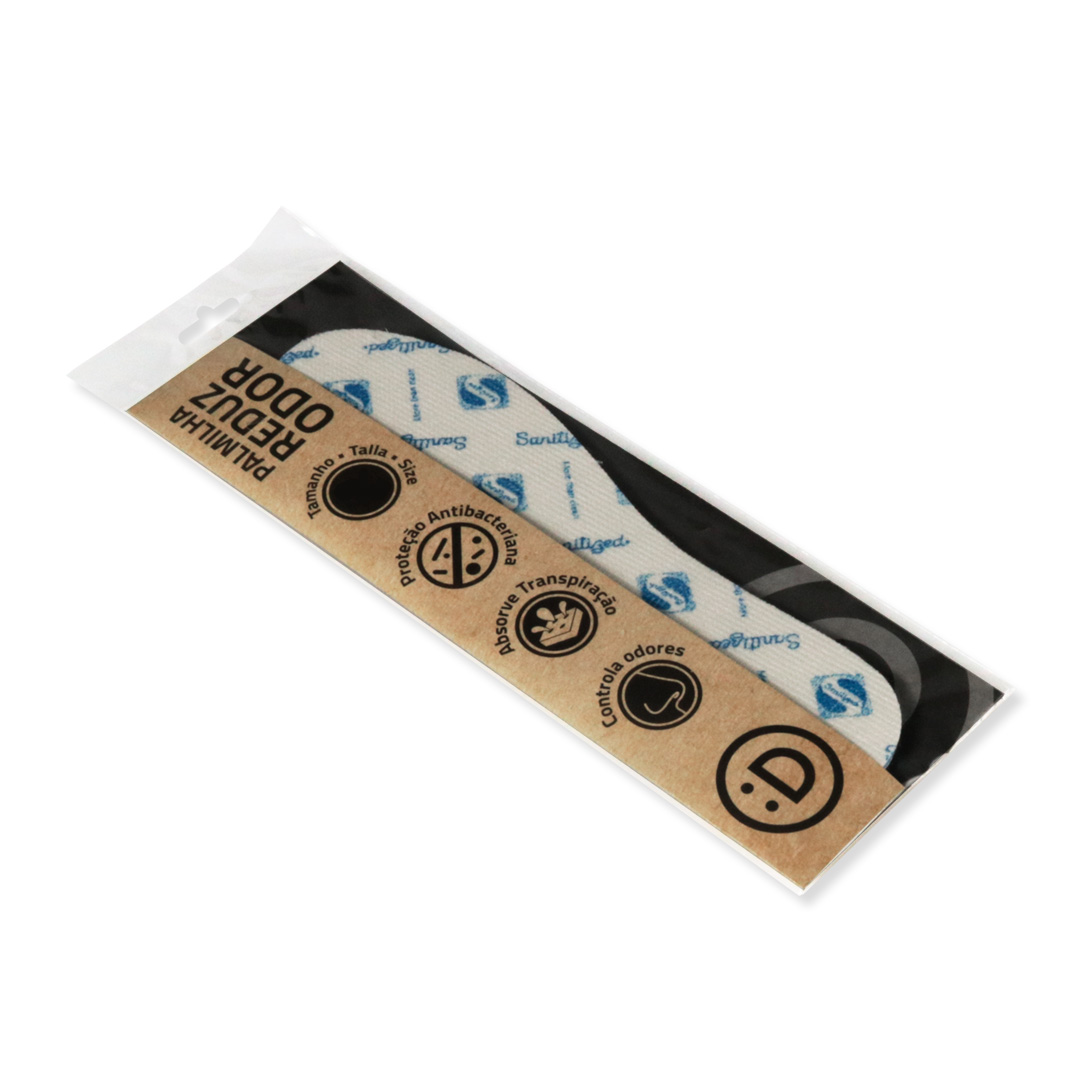 Palmilhas reduz odor tamanho 42/43