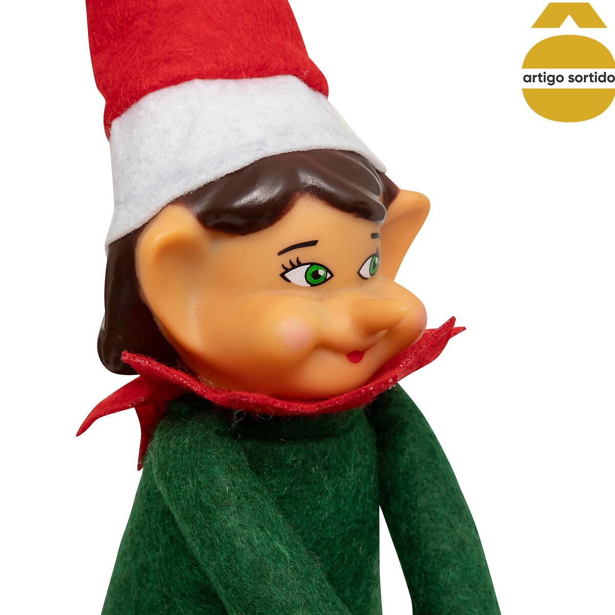 Figura de elfo traquina 40cm,  Figura de elfo traquina 40cm