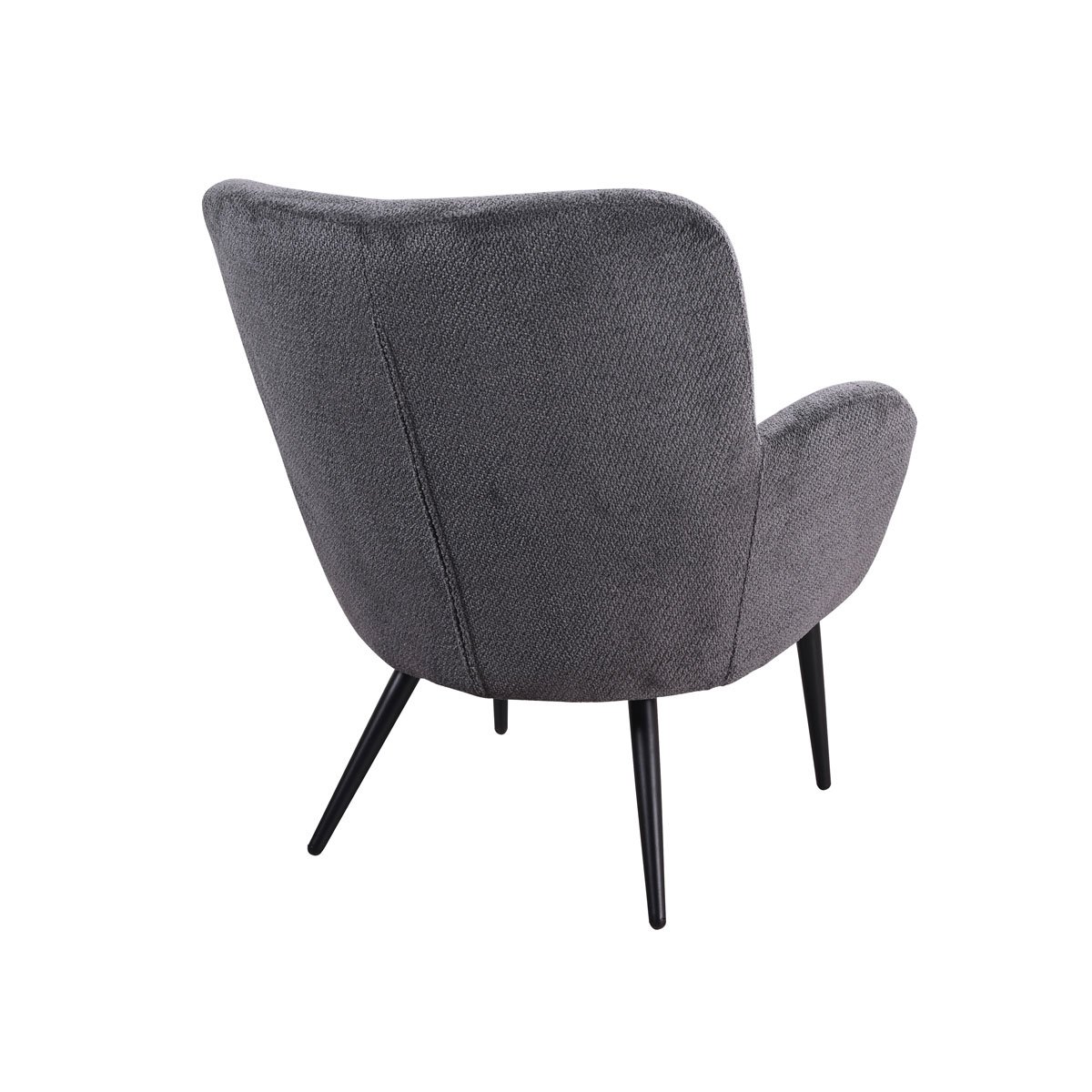 Poltrona BIRKA tecido cinza