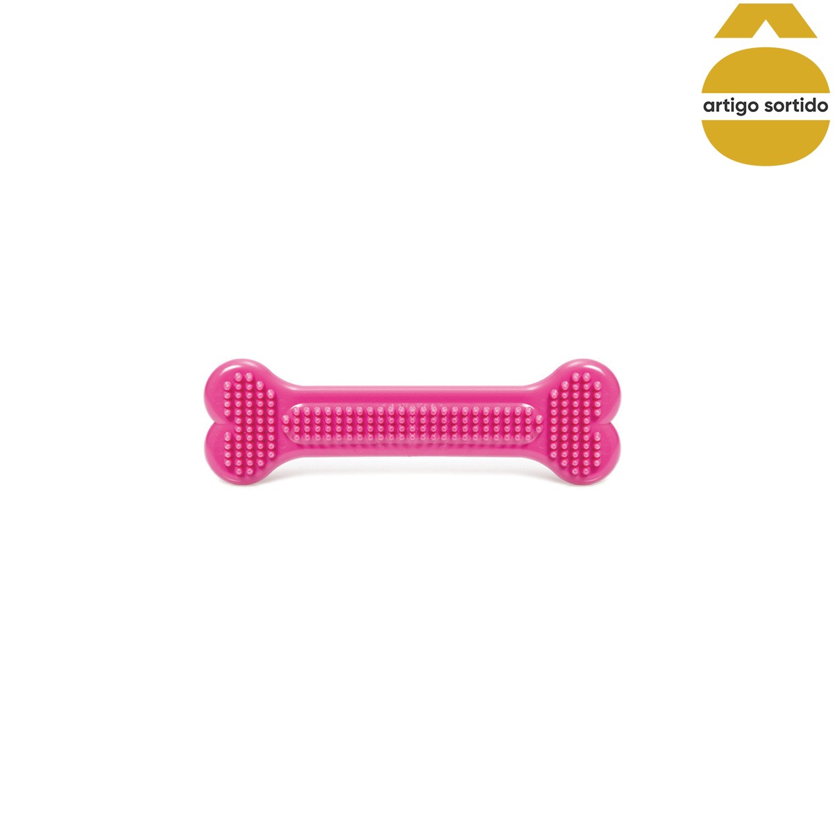 Osso de brincar flexível 19cm