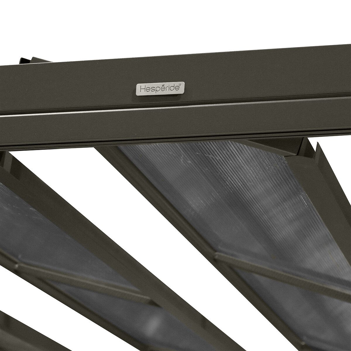 Pérgola ENOLIE graphite em alumínio 3,5x4m