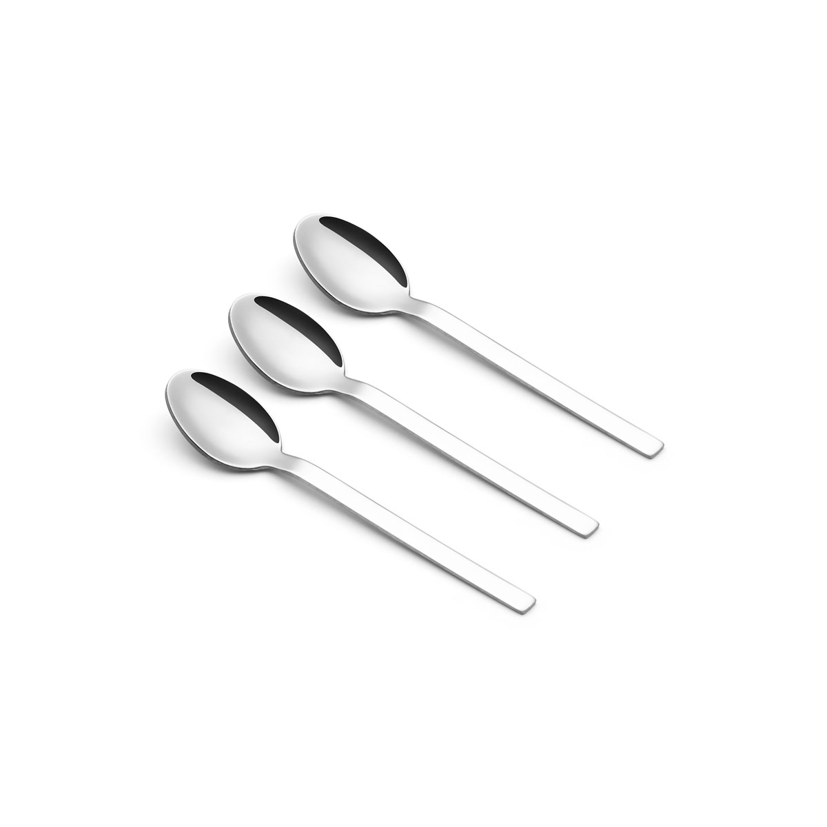 Conjunto de 3 colheres de caf&eacute; LINEA