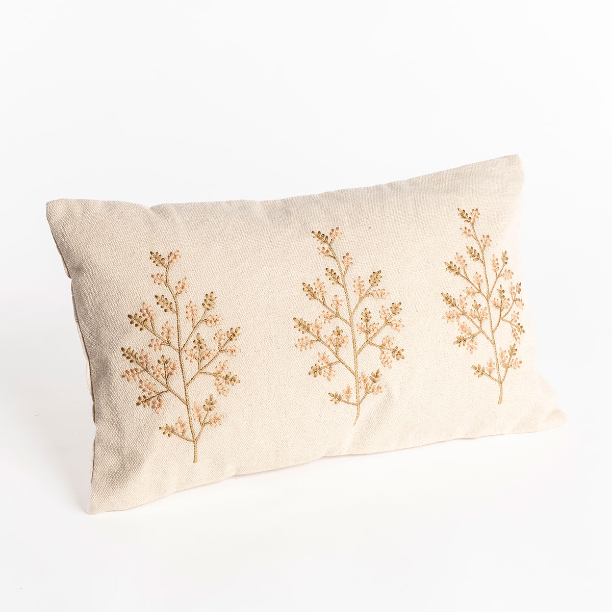 Almofada bordada BELLE com flores 30x50cm