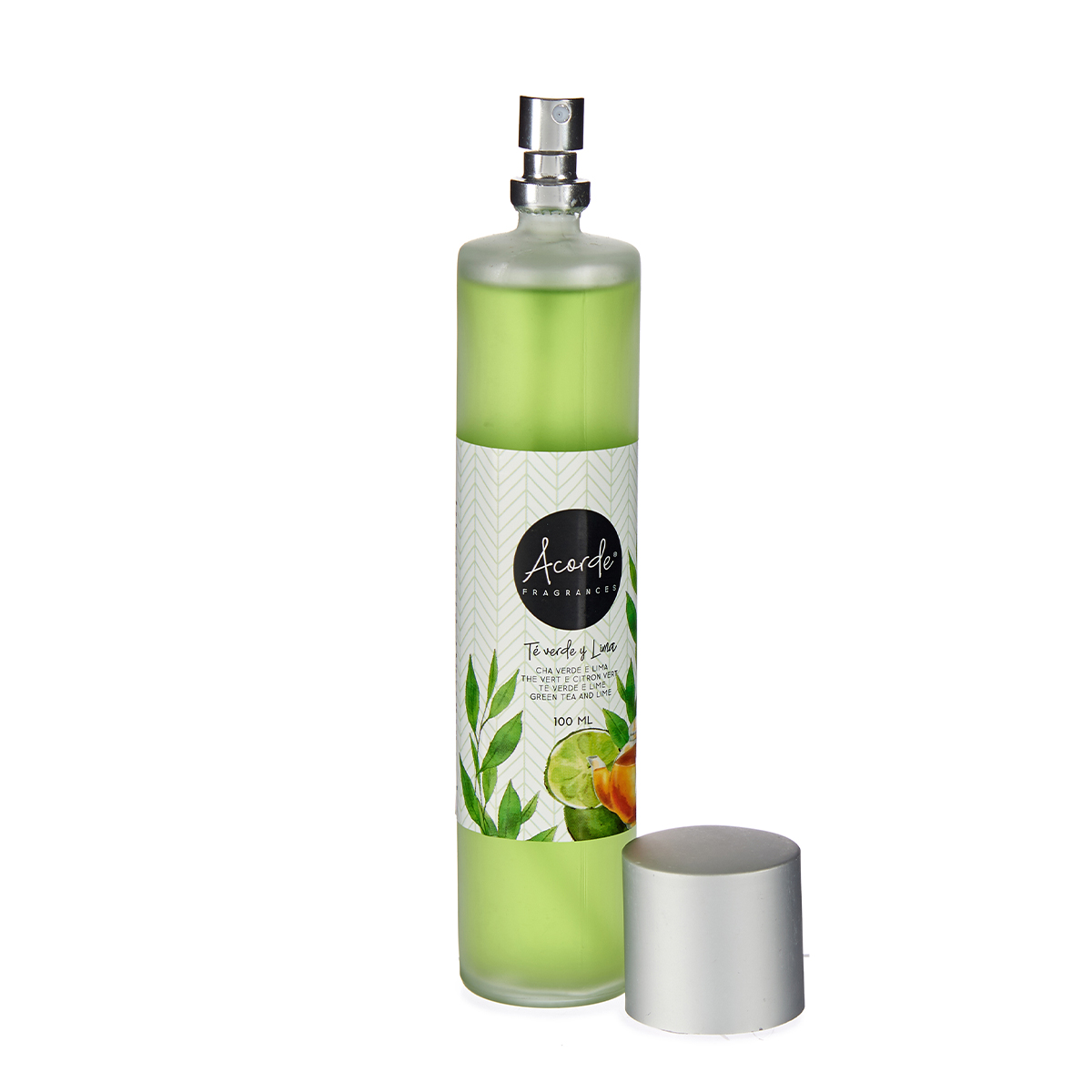 Ambientador em spray com aroma de ch&aacute; verde 100ml