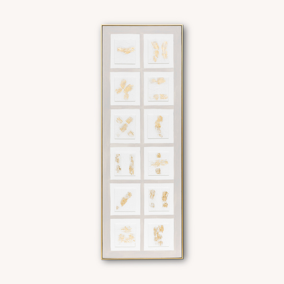 Quadro 3D CURTIS taupe 51,6x151,7cm