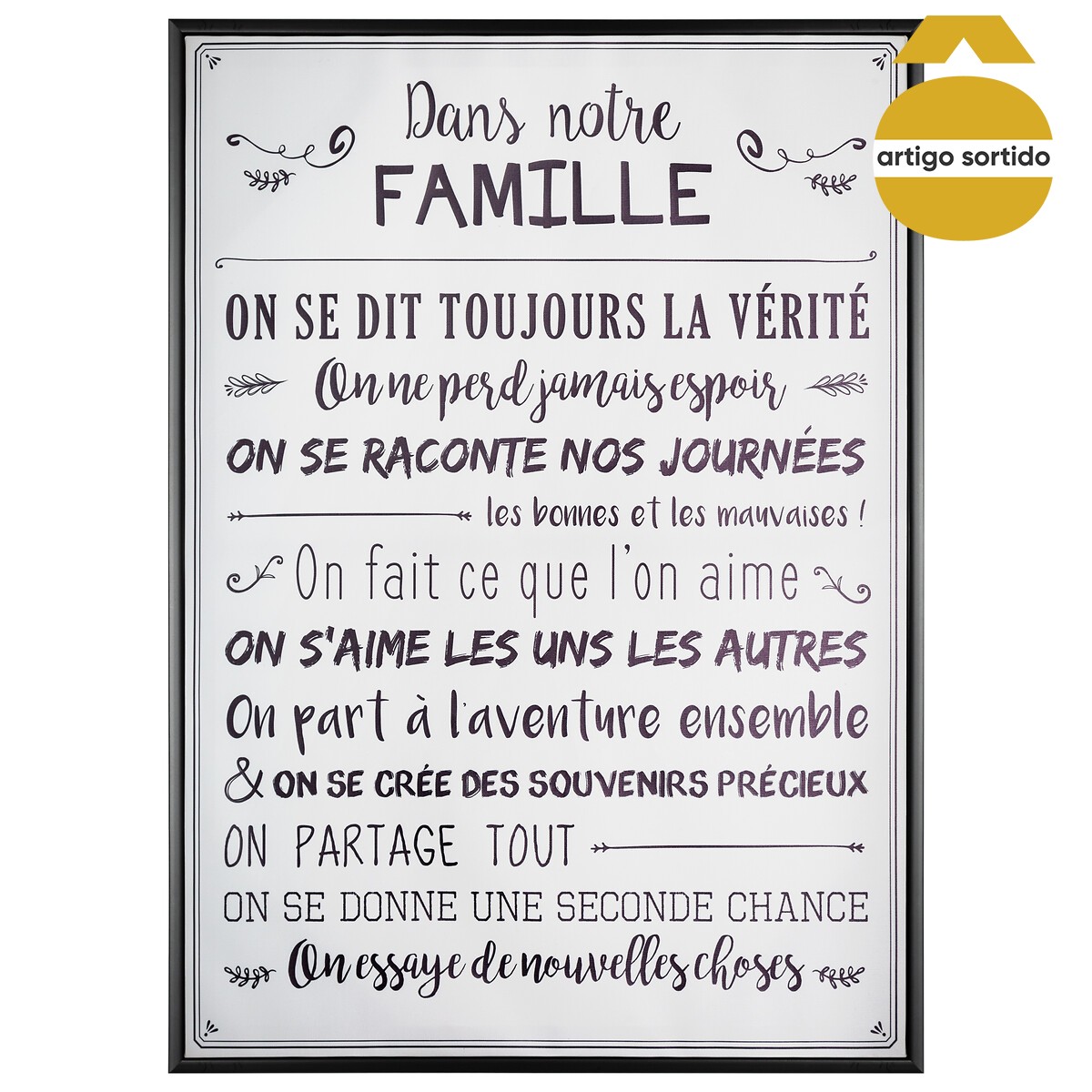 Quadro decorativo 70x50cm