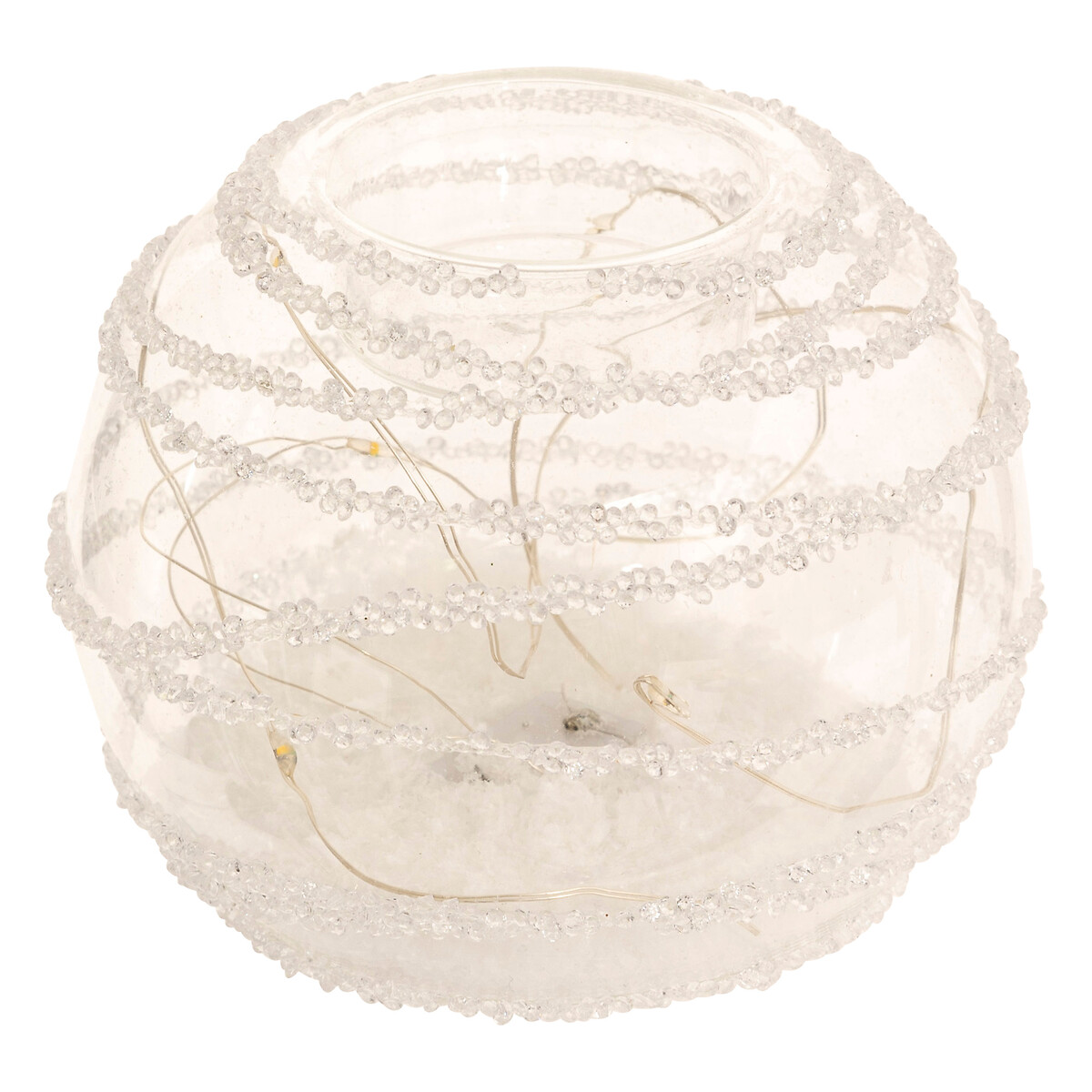 Casti&ccedil;al transparente com LED 8,5x10cm