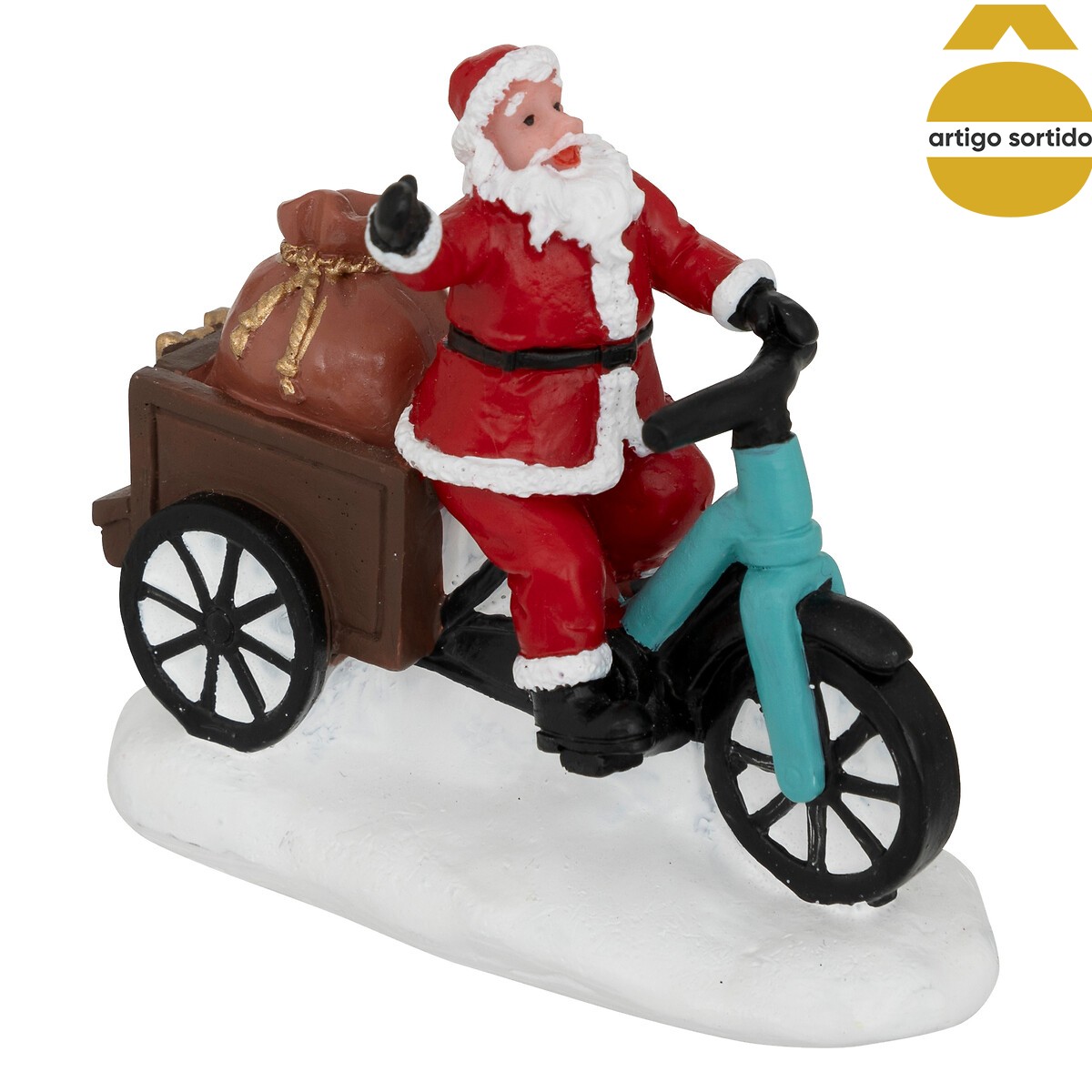 Figura de parque de diversões para aldeia 17cm