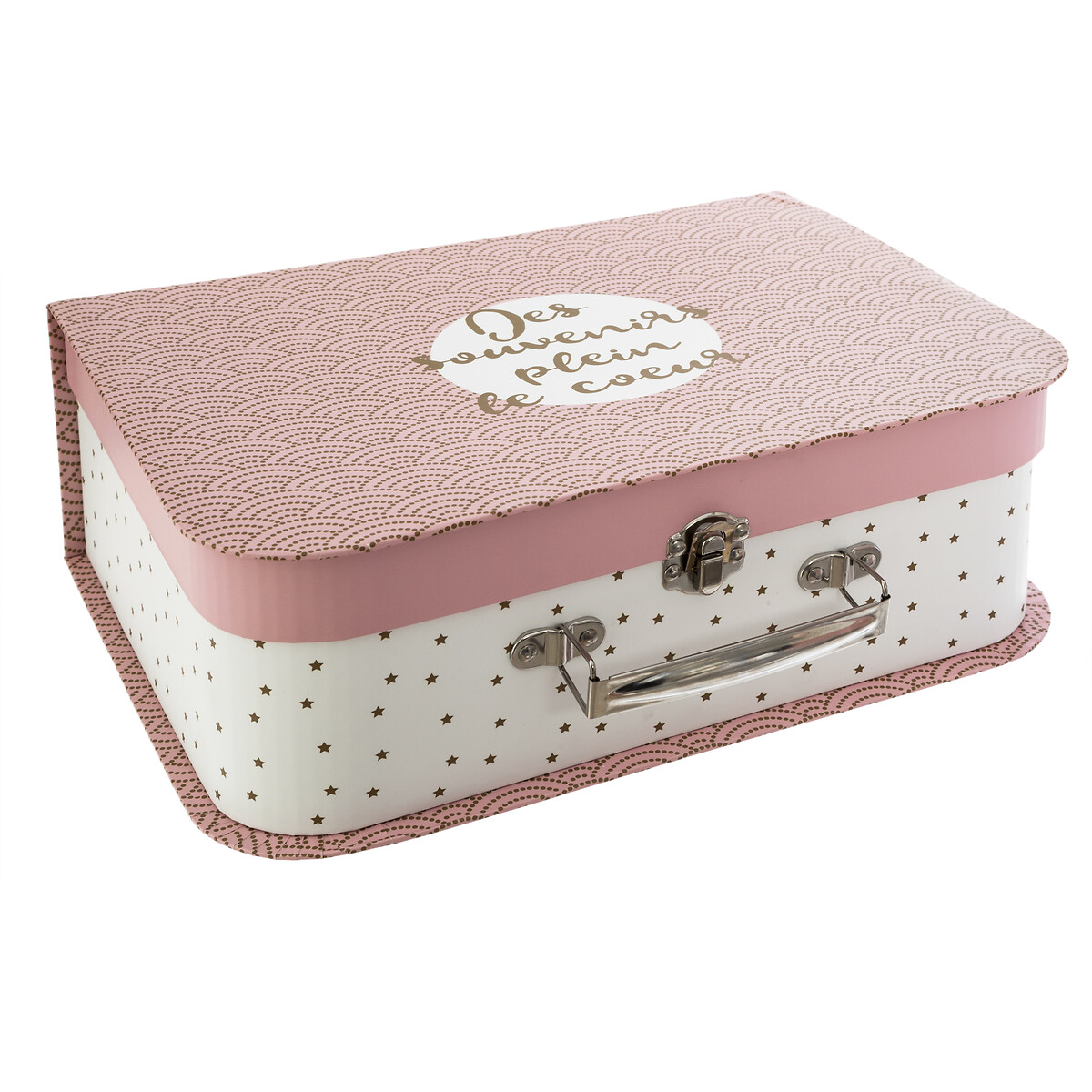 Conjunto de 3 malas de arruma&ccedil;&atilde;o DOUCEUR rosa