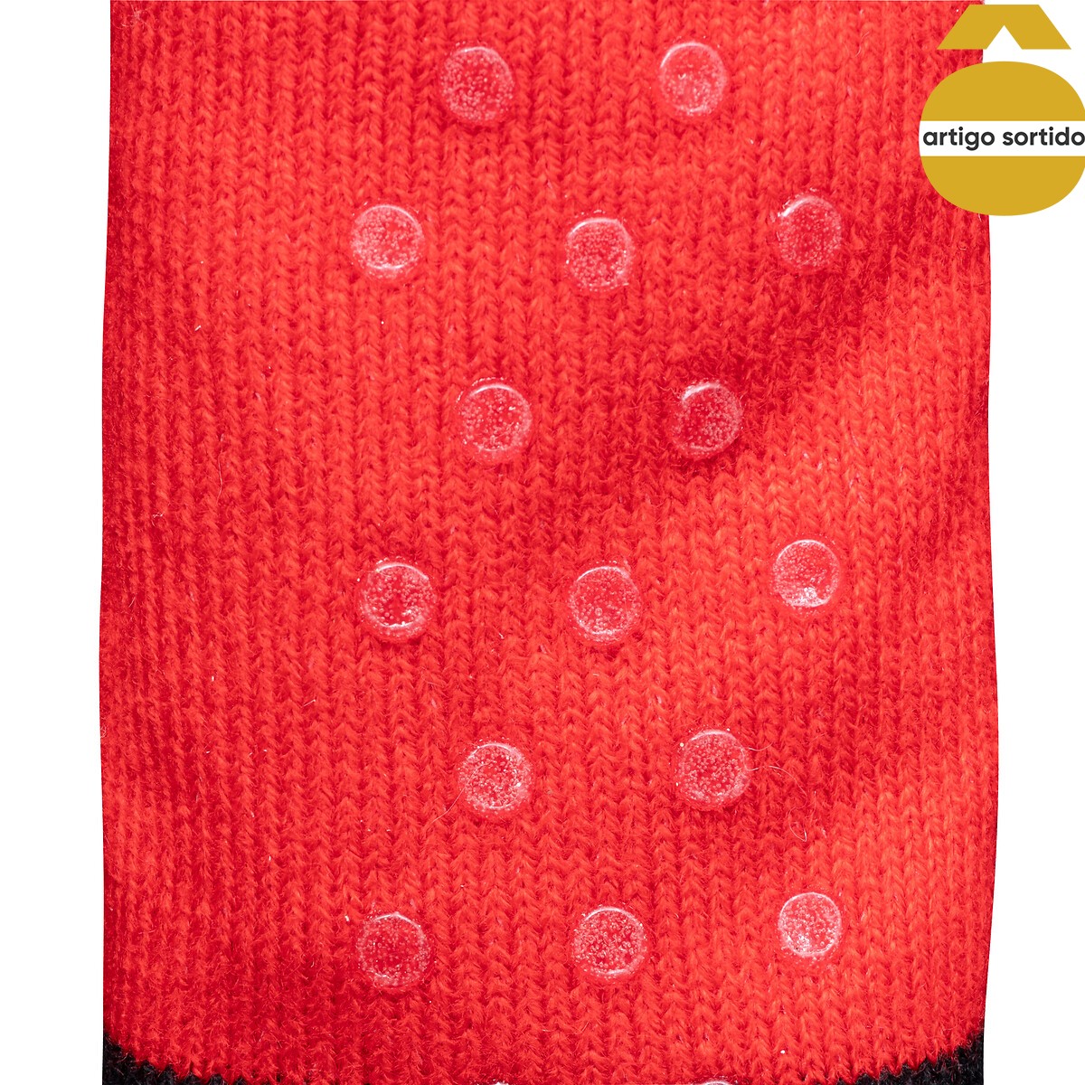 Meias com figuras natal&iacute;cias para crian&ccedil;a