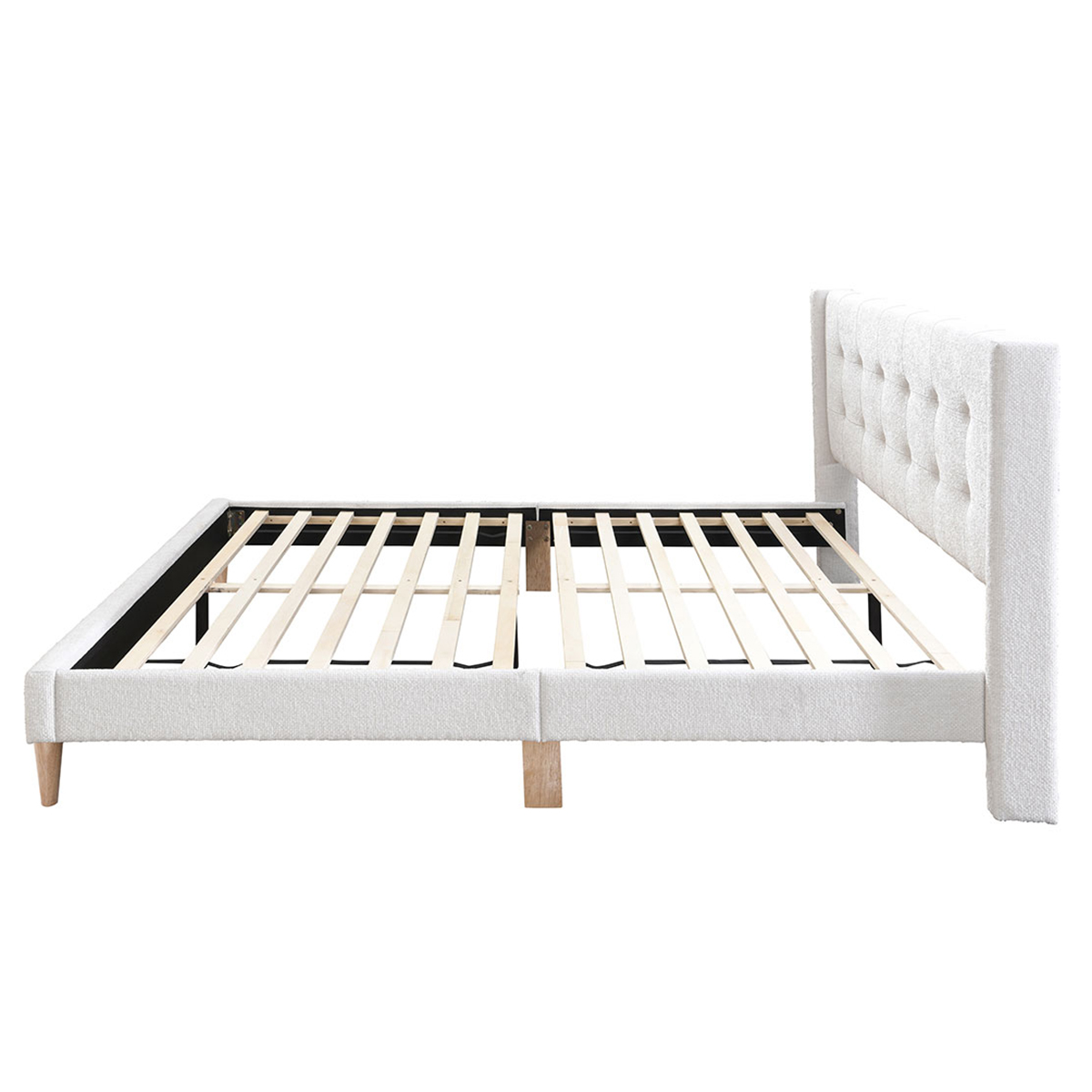 Cama PEARL bege 160x200cm