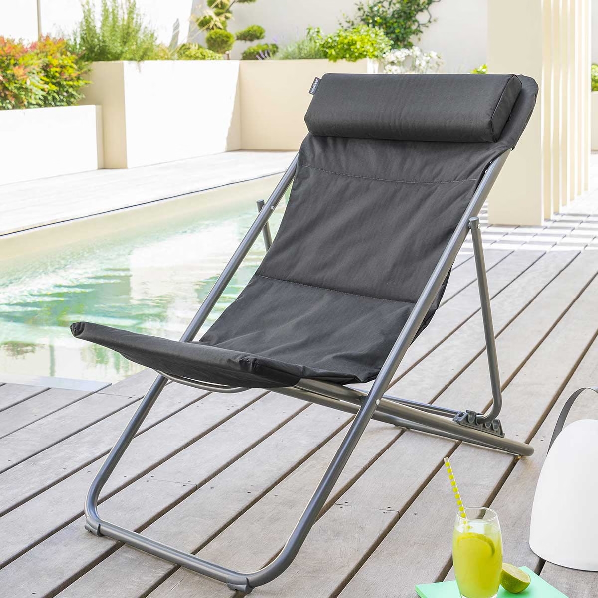 Cadeira RELAX JUBBA antracite e graphite