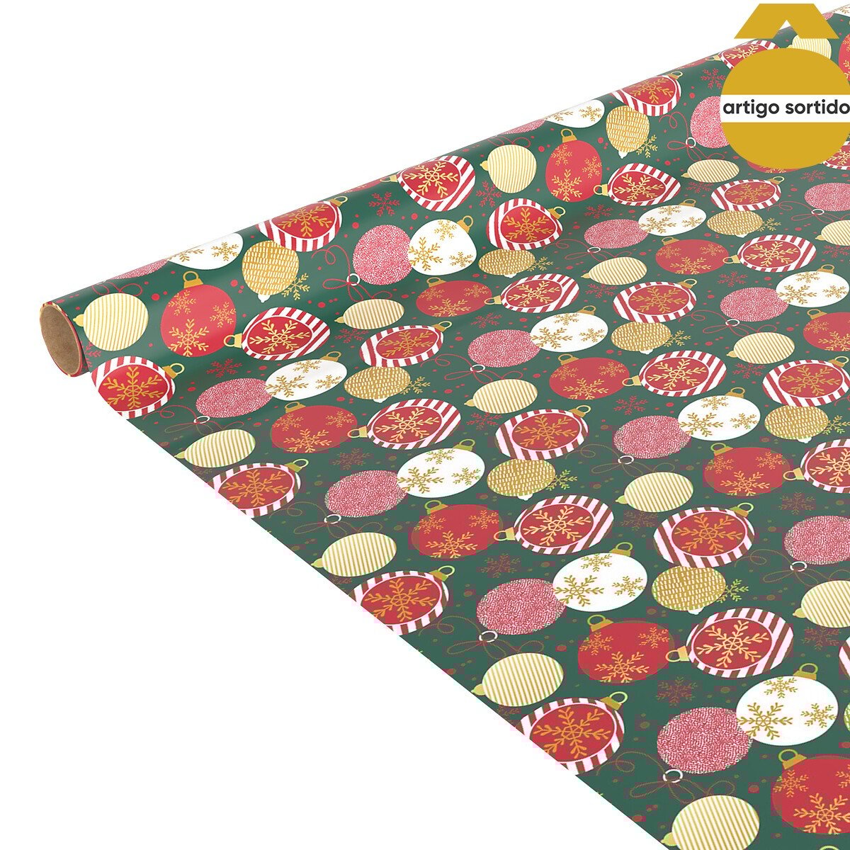 Rolo de papel de embrulho tradicional 1m