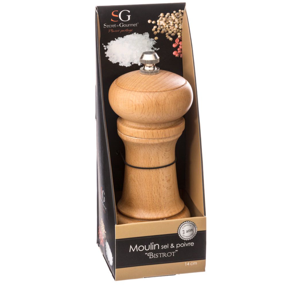 Moinho BISTROT de madeira 14,5cm