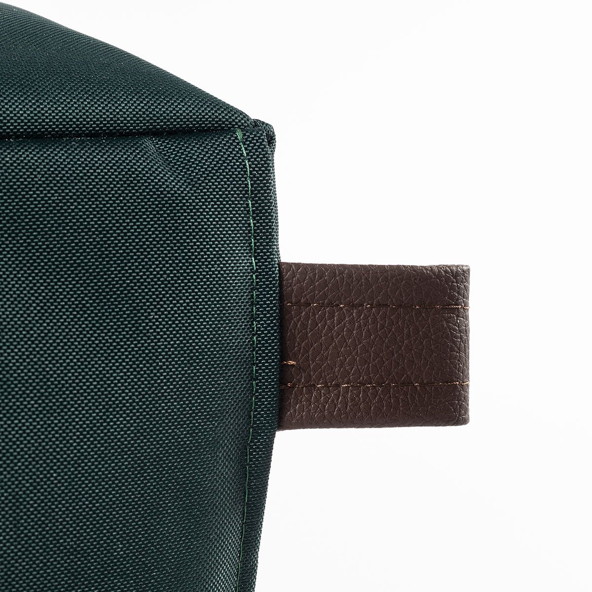 Pufe quadrado impermeável verde olive 45x45cm