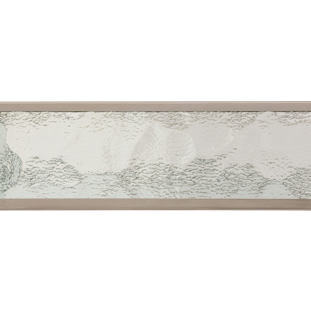 Tabuleiro ANIA prateado 13X24,5cm