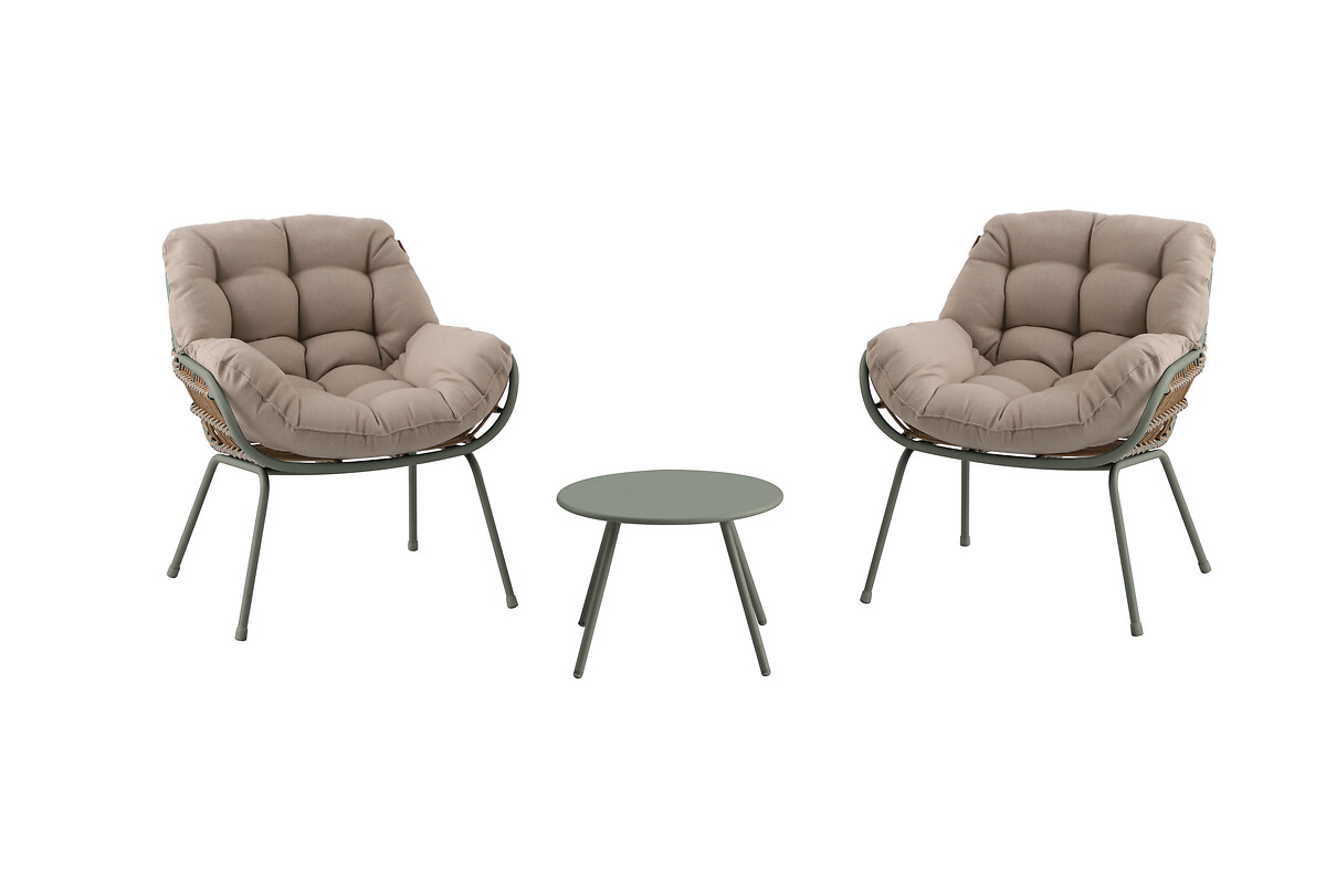 Conjunto de jardim PAOPAO laurier para 2 pessoas