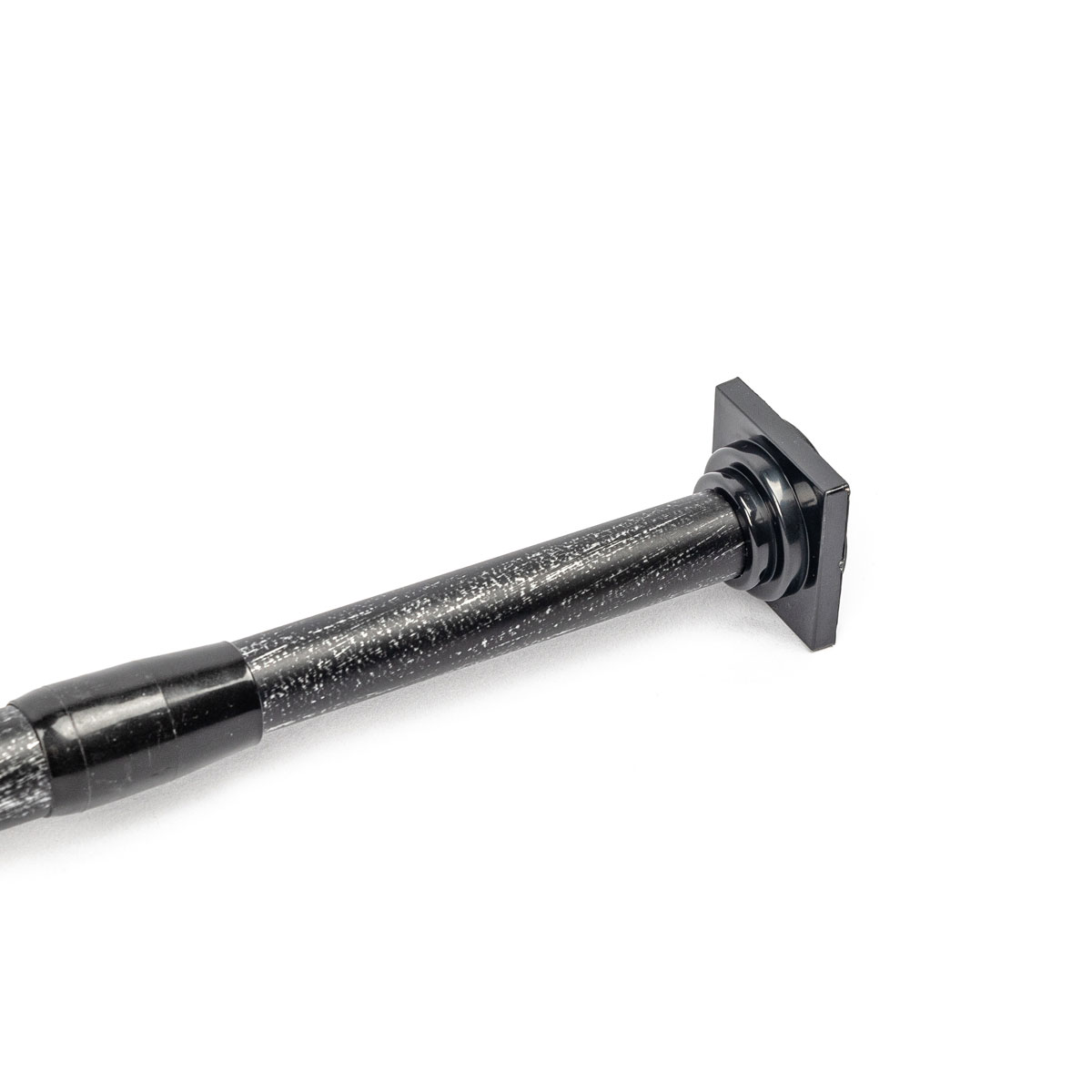 Varão entre paredes extensível preto e prateado 70-120cm