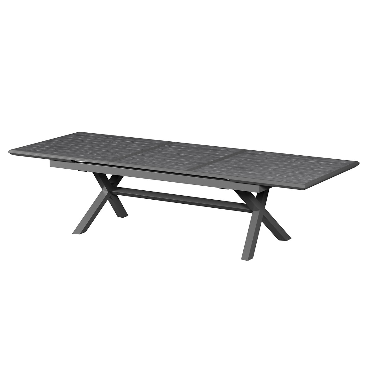 Mesa extensível AXIOME cinza ardósia 250-330cm