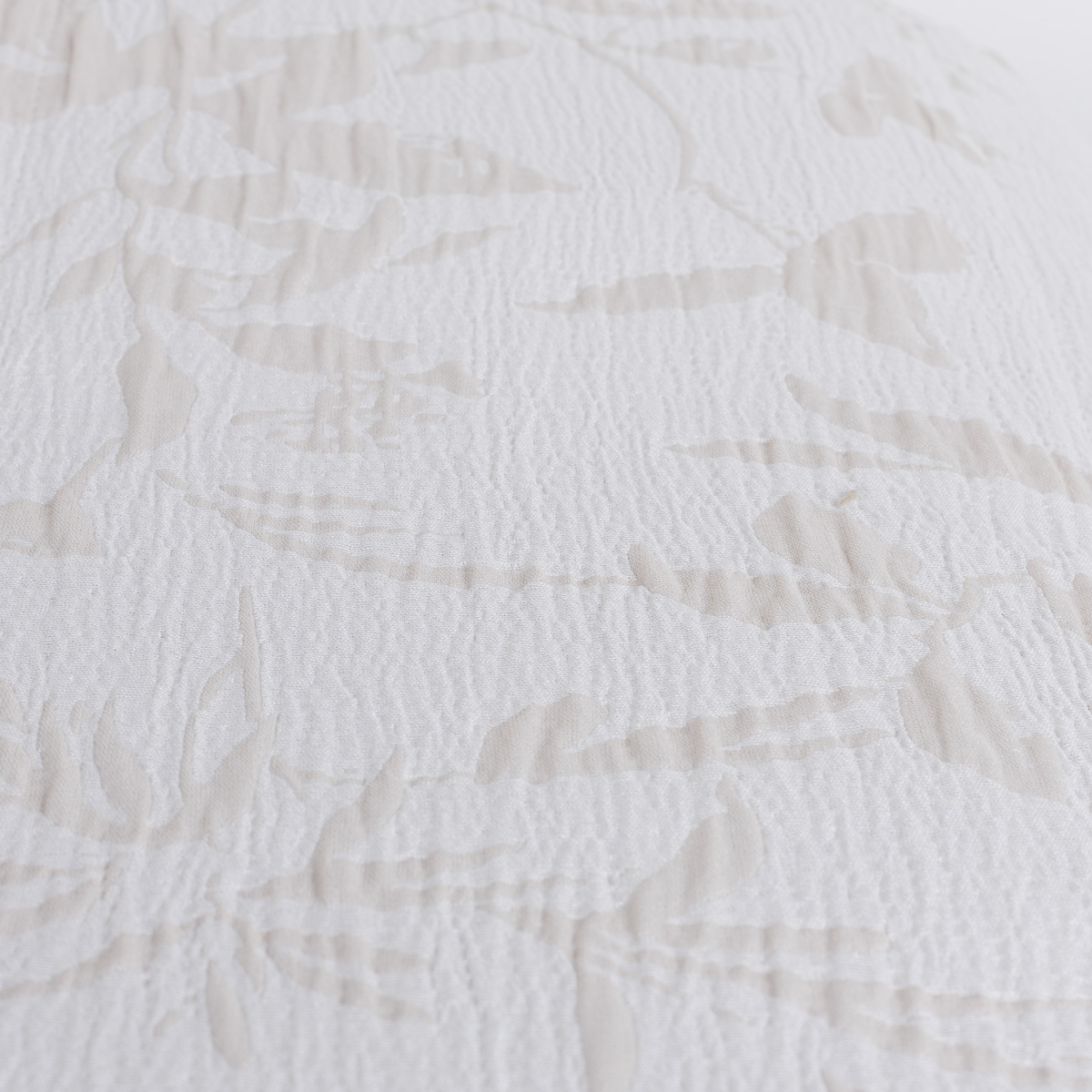 Colcha folhas AUREN bege 250x270cm