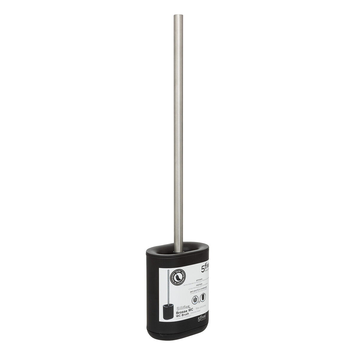 Escova wc SILIFLEX preta