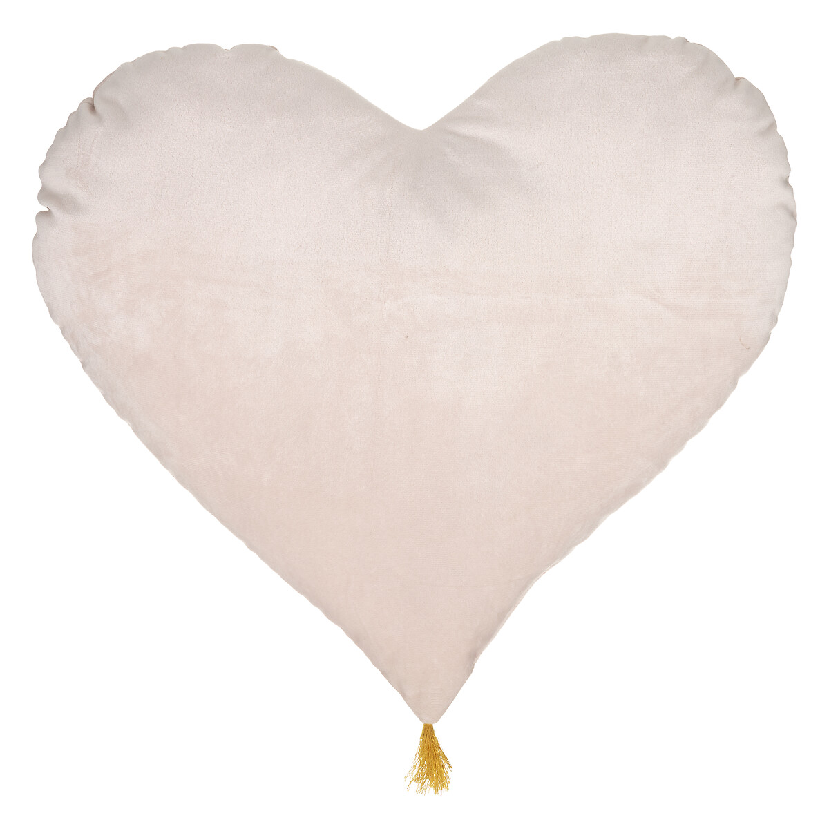 Almofada em forma de cora&ccedil;&atilde;o TASSEL rosa 39x45cm