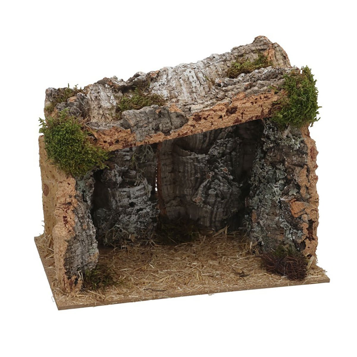 Cabana para presépio em cortiça,  Cabana para presépio em cortiça