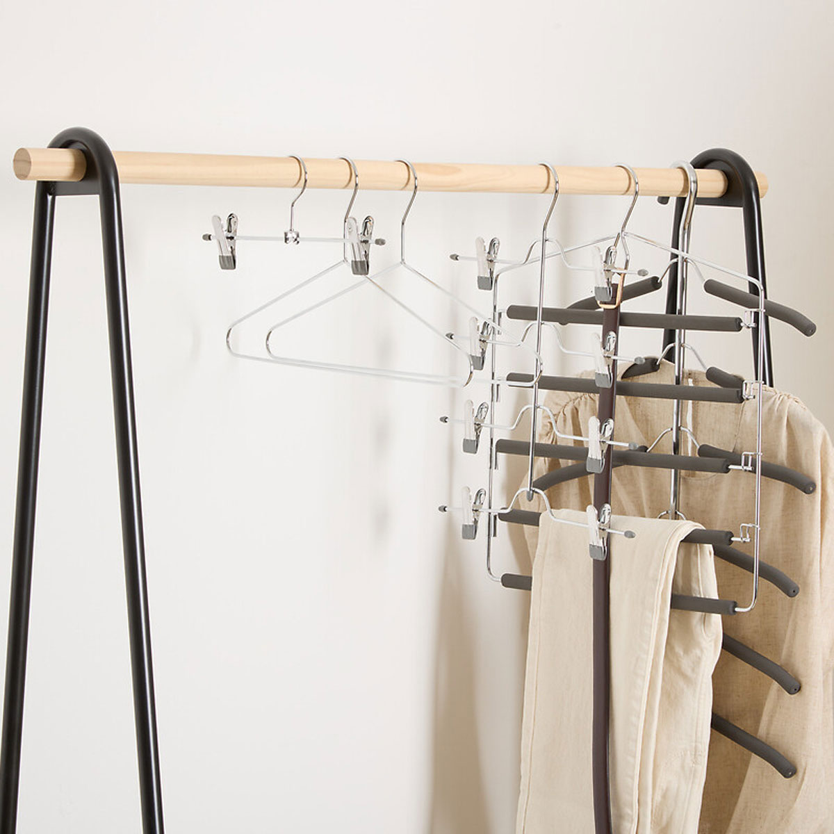 Cabide para 6 camisas antiderrapante,  Cabide para 6 camisas antiderrapante