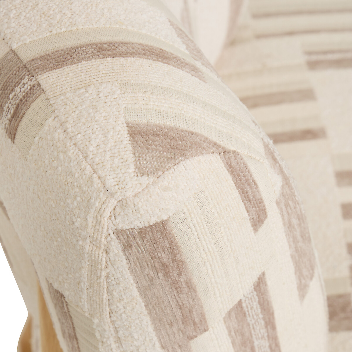 Poltrona CALIX branco em tecido 69x63x72cm