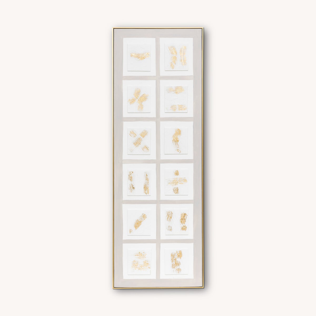 Quadro 3D CURTIS taupe 51,6x151,7cm
